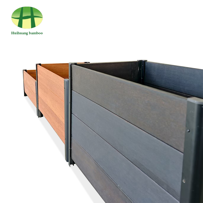 กล่องใส่กระถางต้นไม้ไม้ไผ่ทนต่อสภาพอากาศกลางแจ้ง กล่องใส่กระถางต้นไม้ไม้ไผ่ทนต่อสภาพอากาศกลางแจ้ง