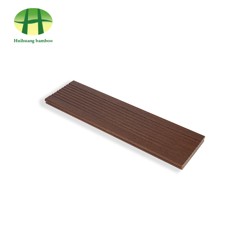 พื้นไม้ไผ่สีกาแฟ