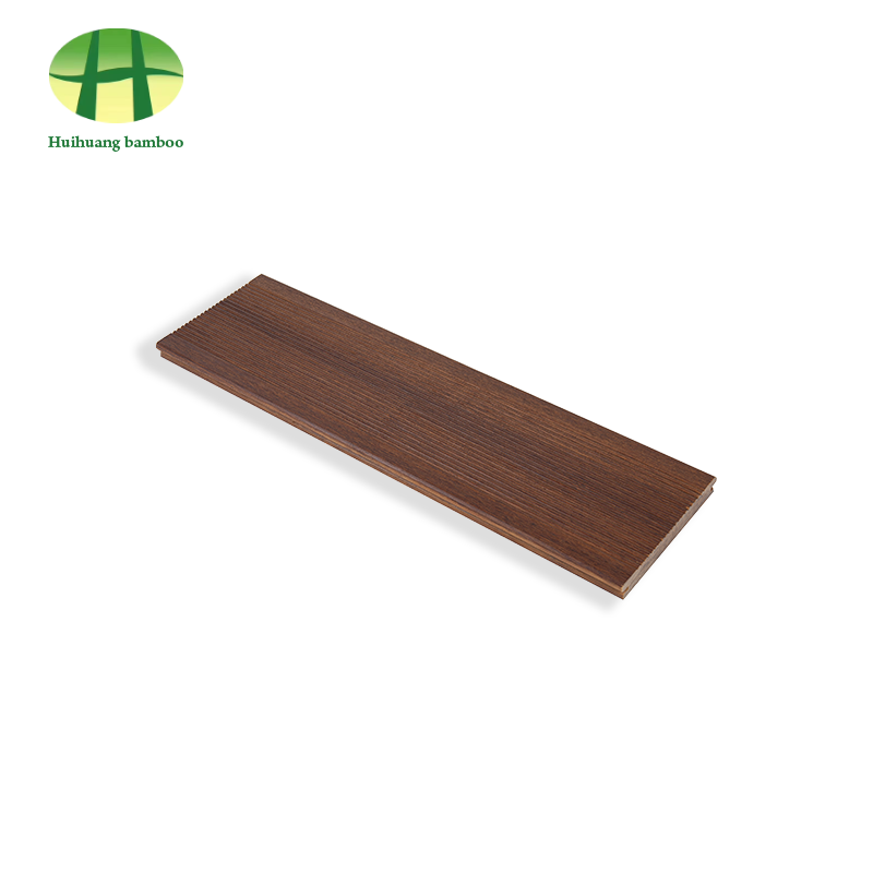 พื้นไม้ไผ่สีกาแฟ